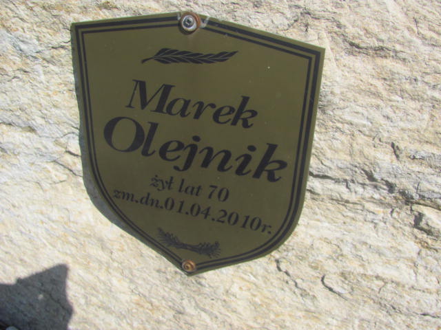 Marek Olejnik Pruszków - Grobonet - Wyszukiwarka osób pochowanych