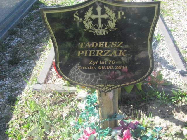 Tadeusz Pierzak Pruszków - Grobonet - Wyszukiwarka osób pochowanych