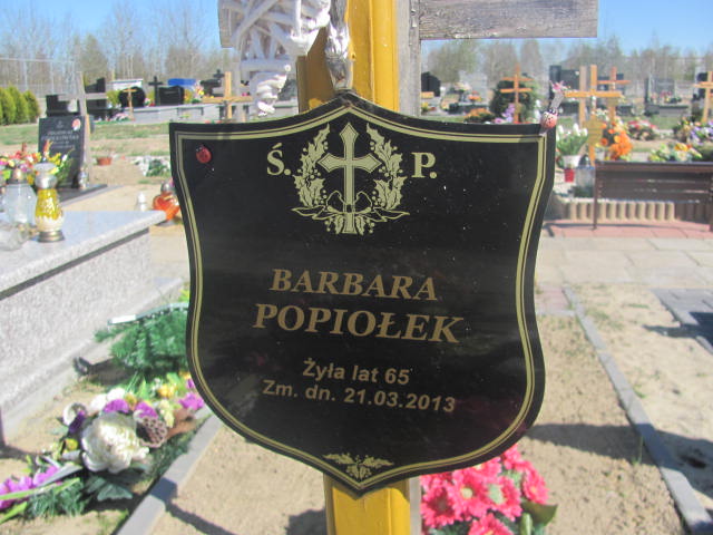 Barbara Popiołek Pruszków - Grobonet - Wyszukiwarka osób pochowanych