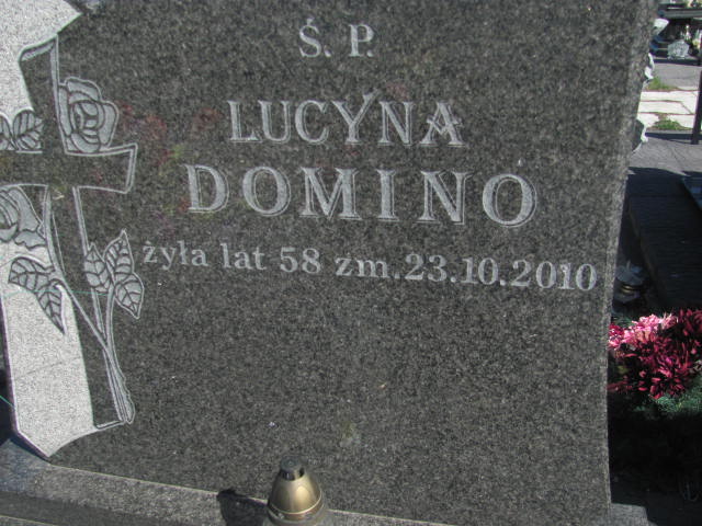 Lucyna Domino Pruszków - Grobonet - Wyszukiwarka osób pochowanych