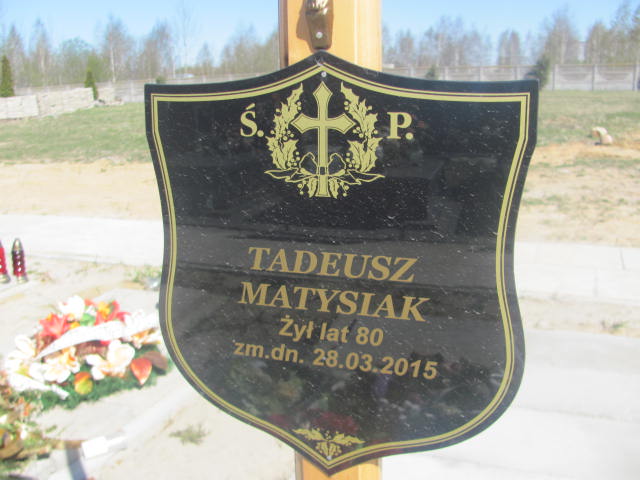 Tadeusz Matysiak Pruszków - Grobonet - Wyszukiwarka osób pochowanych